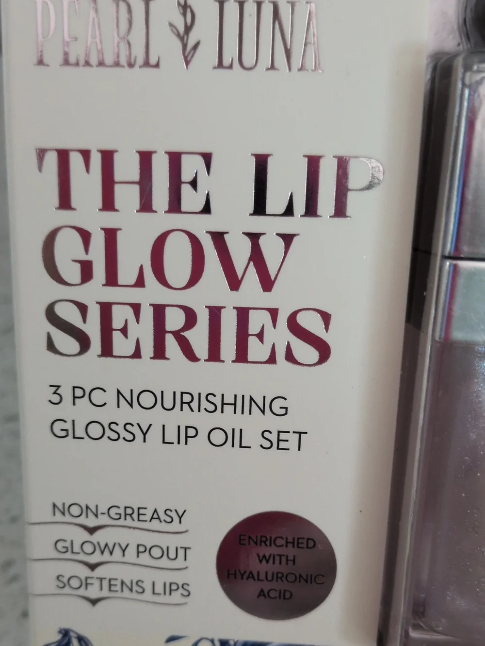 PEARL LUNA The Lip Glow Series - 3PC Glossy Lip Oil Set
